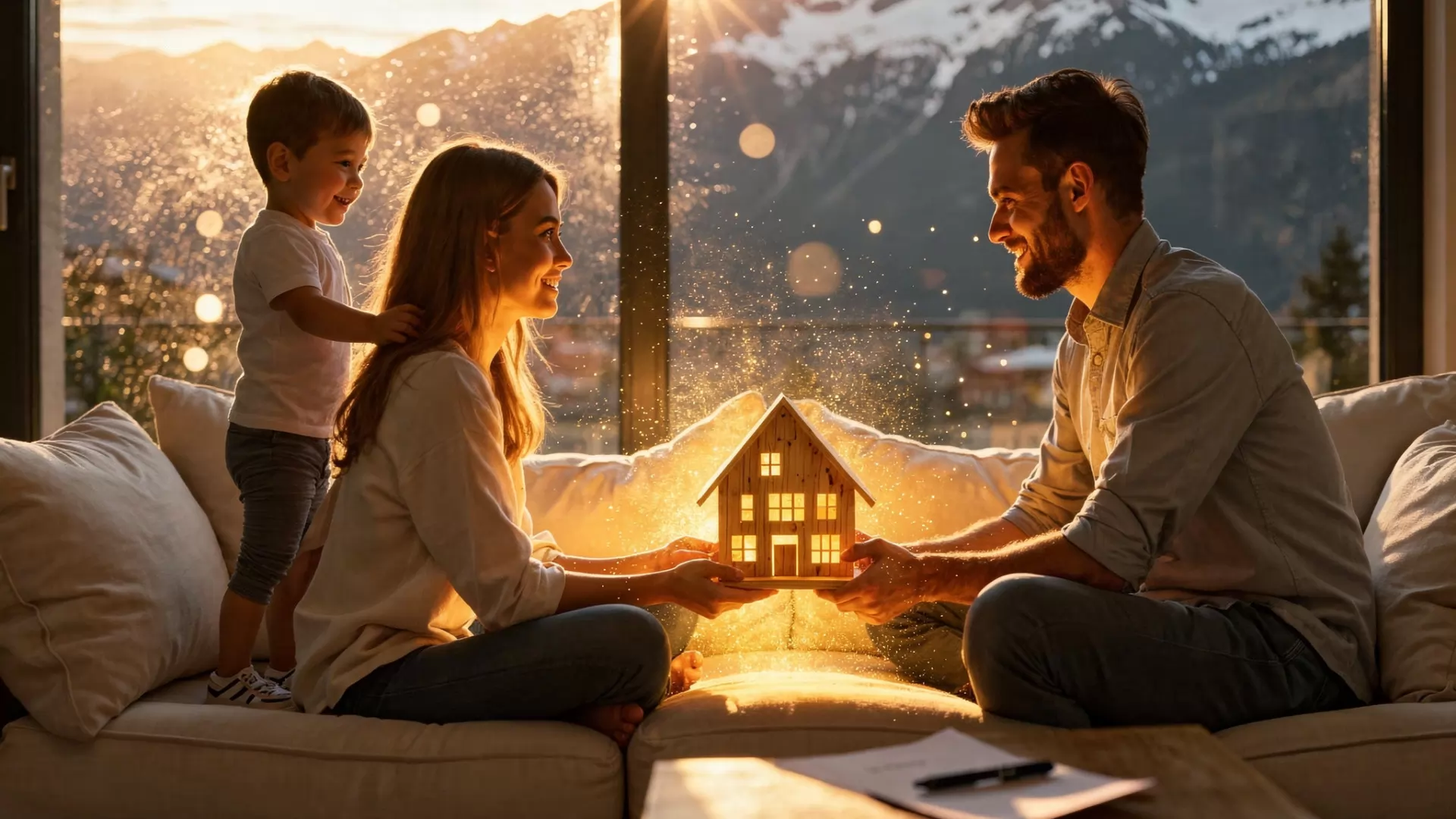 Villa familiale avec grand jardin et vue montagnes Valais